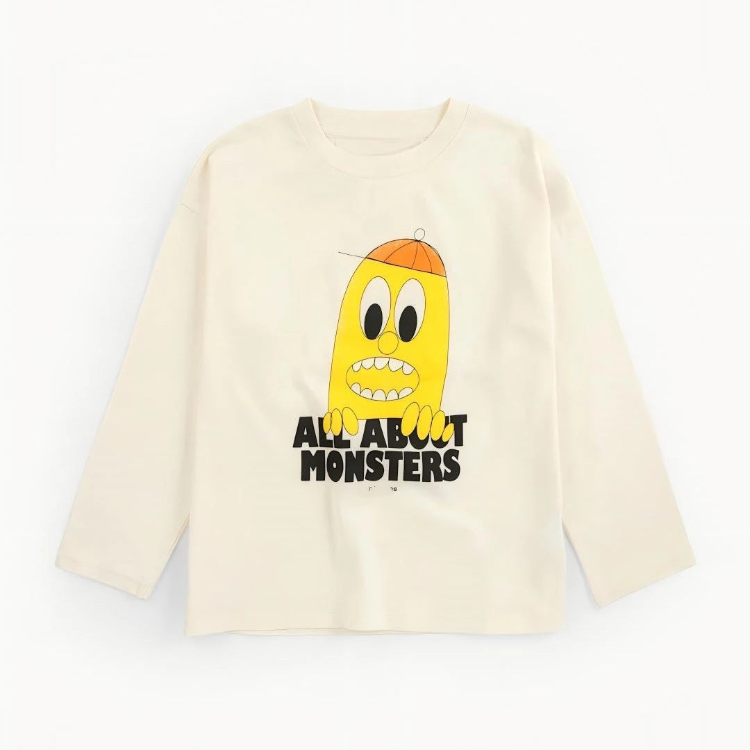 Kids Clothes New Autumn 2026 BC Brand Cute Printed Boys Girls T-shirts + Pants Children Outwear Kids Sweatshirt Cotton Tops