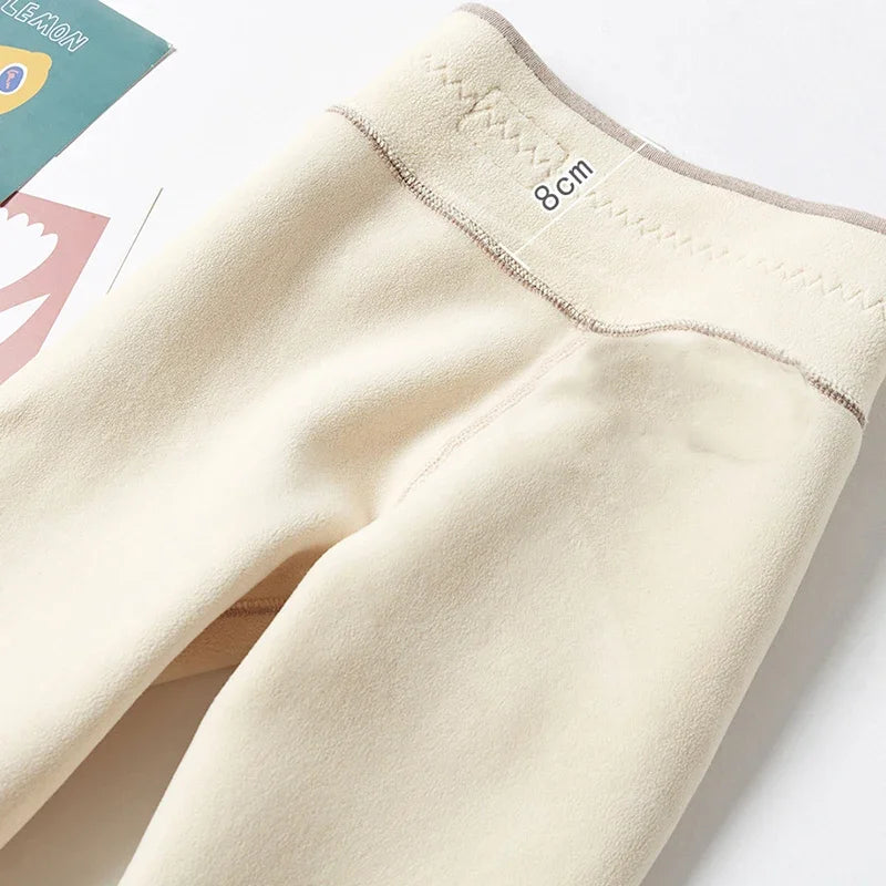 Children Winter Pants Leggings For Girls Thicken Cotton Pants Kids Clothes 12T Baby Girls Leggings High Waist Warm Pencil Pants