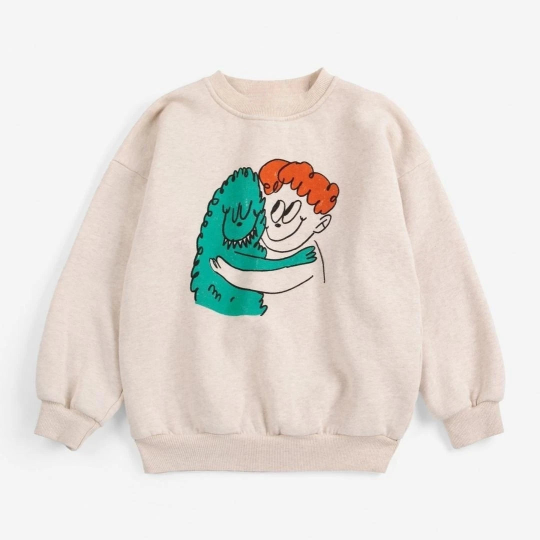 2026aw New Kids Clothes Sweatshirts Pants Autumn Winter Boys Girls Cartoon Printed Jackets Long Shirts Children's Clothings