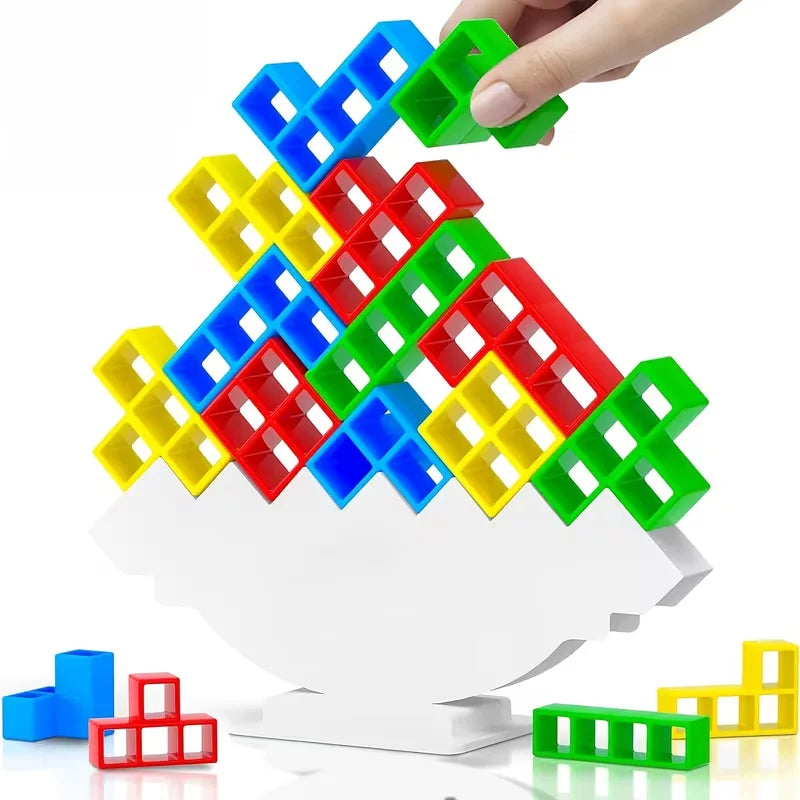 90/72/58/42 Piece Balance Stacking Block Board Game, Stacking Blocks, Children's Toy, Suitable for Kids, Adults, Friends, Teams, Dorms, Family Games and Parties, Christmas/Halloween/Birthday Gift