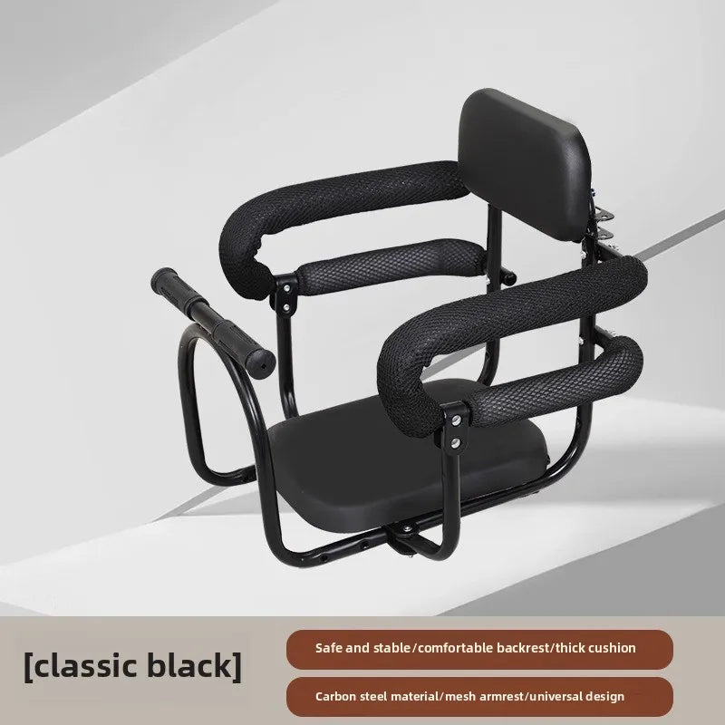 Mountain bike child seat Electric car baby rear seat Rear baby child safety seat guardrail