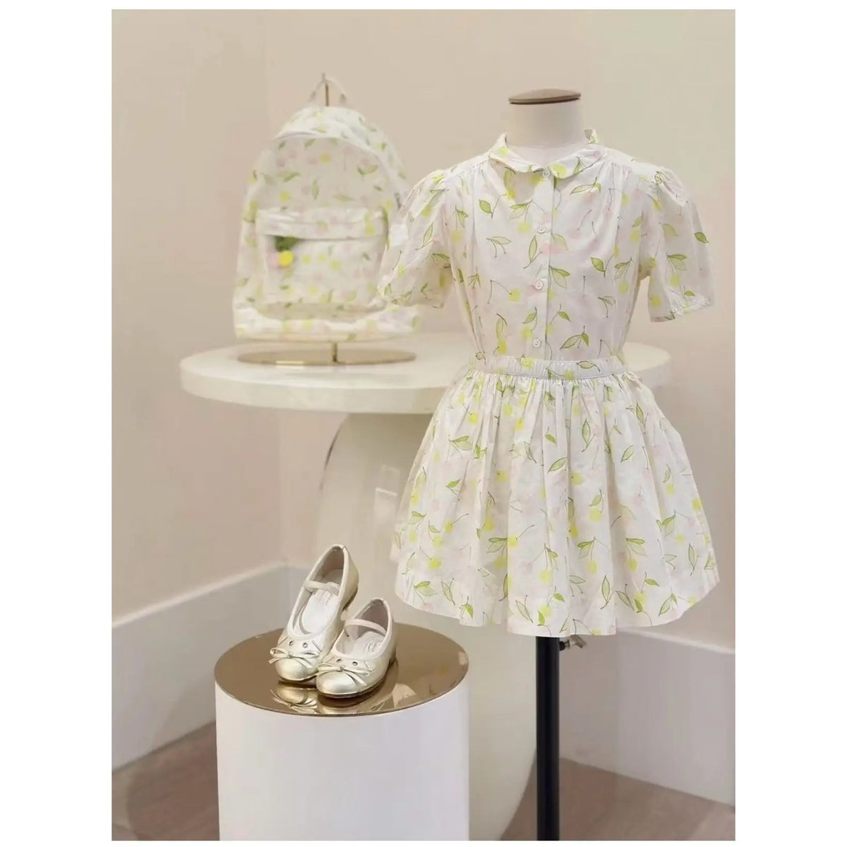 Kids Clothes BP New Summer Baby Girl Outfit Set Boys T Shirts Toddler Girls Dress Printed Skirts Children Casual Blouse Tops