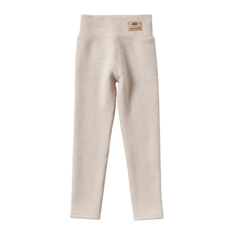 Children Winter Pants Leggings For Girls Thicken Cotton Pants Kids Clothes 12T Baby Girls Leggings High Waist Warm Pencil Pants