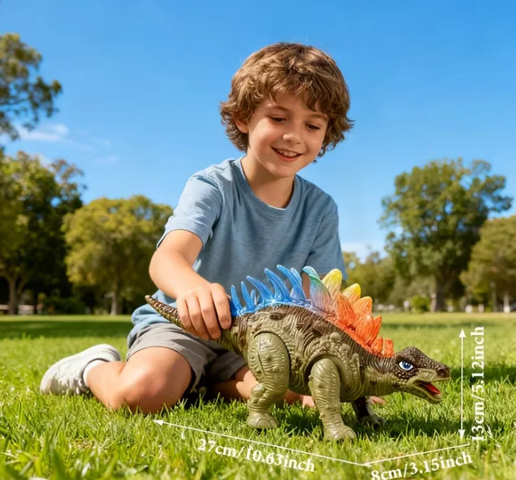 Automatically Walking Dinosaur Robot, Equipped with Lights and Roaring Sounds - an Interactive Moving Dinosaur, Suitable as a Birthday/Christmas Gift for Boys and Girls Aged 3-12, a Dinosaur Companion Toy for Children