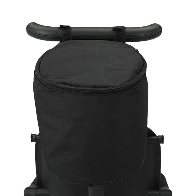 Black Stroller Organizer Bags Mummy Large Capacity Travel Hanging Bag Bottle Holder Pram Diaper Bags Baby Stroller Accessories