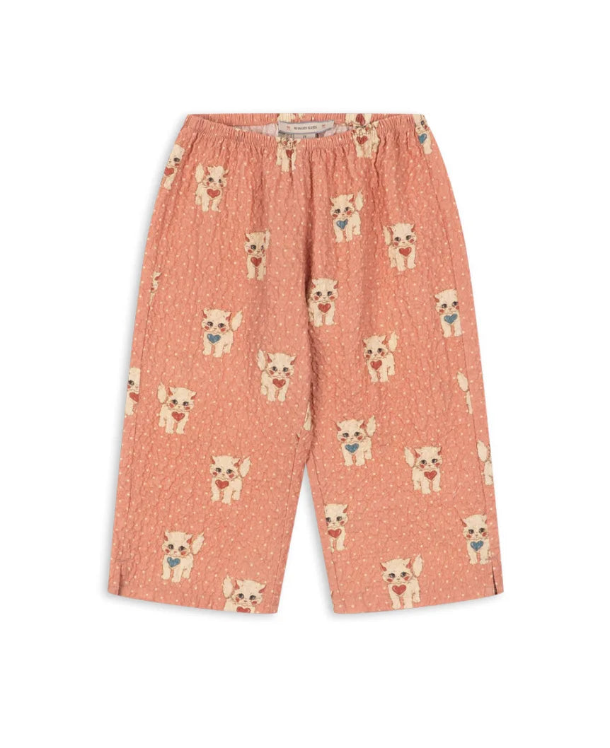 2026 KS Spring Baby Girls Princess Dresses Long Sleeve T Shirts Pants 2 Pcs Suits Kids Clothes Girls Cotton Cat Print Dress 1-9Y