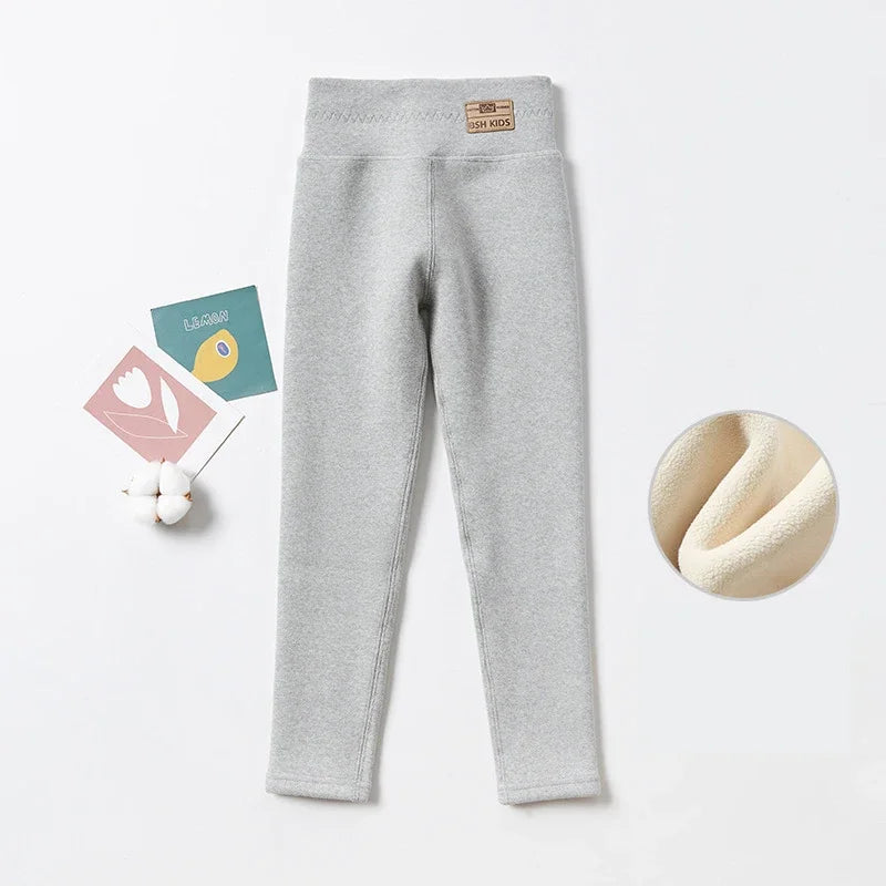 Children Winter Pants Leggings For Girls Thicken Cotton Pants Kids Clothes 12T Baby Girls Leggings High Waist Warm Pencil Pants