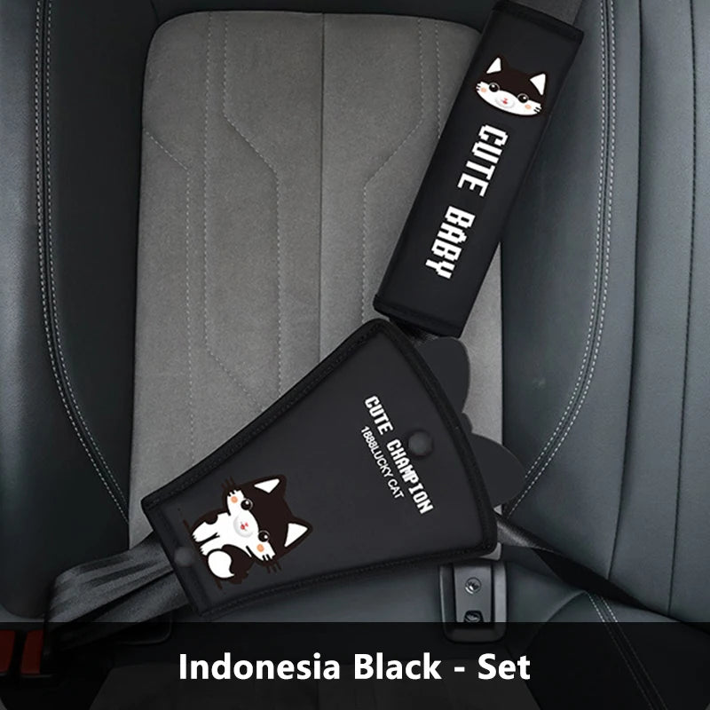 Universal Car Child Safety Belt, Seat Shoulder Guard, Anchor, Safety Belt Protection Cover, Anti Pinch Neck Limiter, Belly Guard