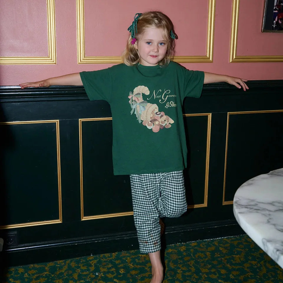 Kids Clothes KS 2026 New Autumn Boys T Shirts + Pants Cartoon Girl Sweatshirt Green Tees Causal Pullover Hoodies Children Suit