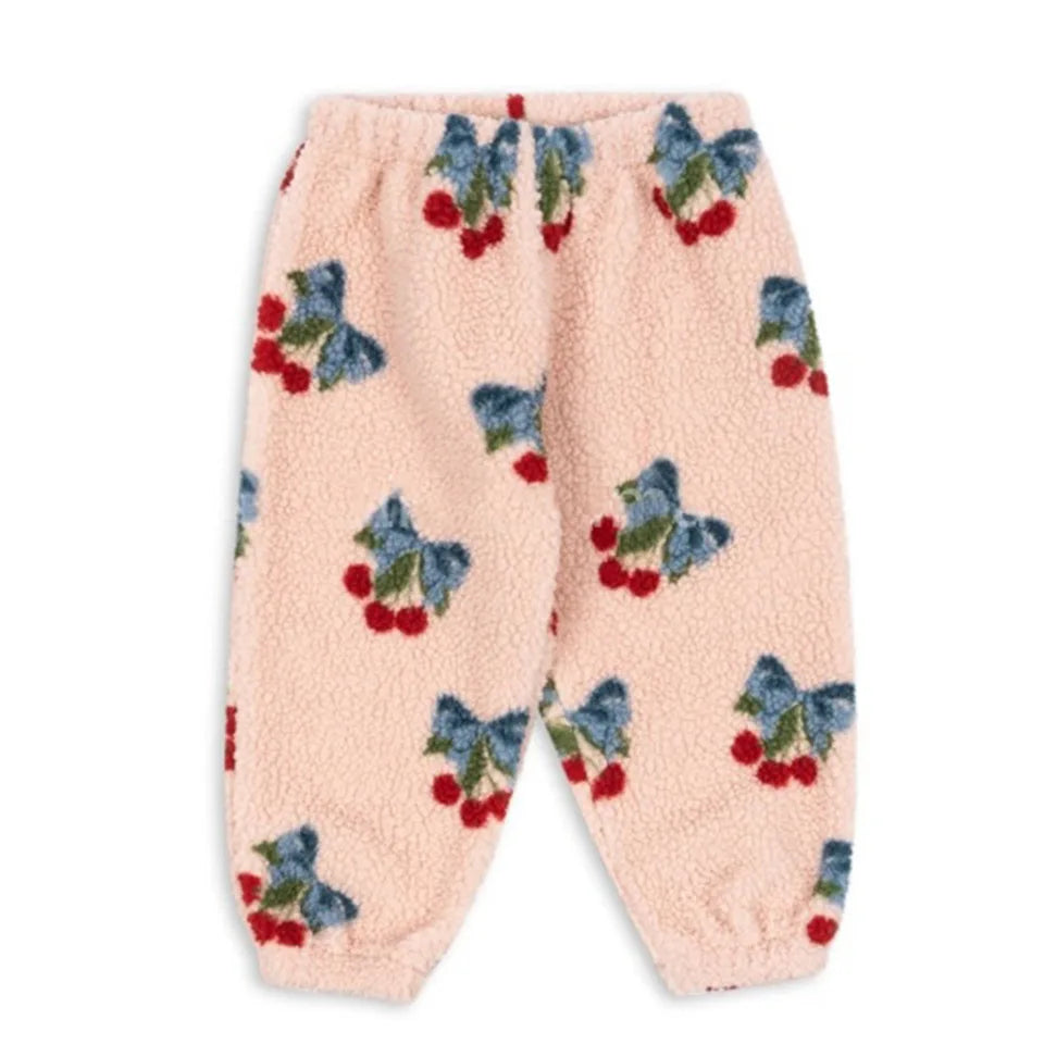 2026 KS Winter Baby Boys Lambswool Cherry Jackets Autumn Kids Clothes Girls Cartoon Outerwear Warm Jackets Children's Coats 1-9Y