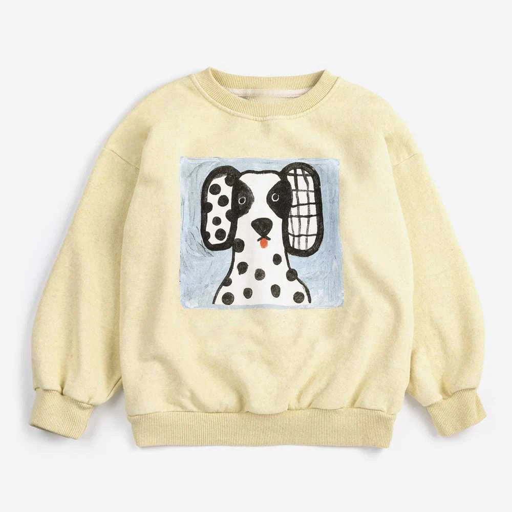 Kids Clothes Girls 2026 New Spring BC Boys Sweatshirts Cute Print Pullover Long Sleeve T Shirts Cartoon Tops Children Outwear