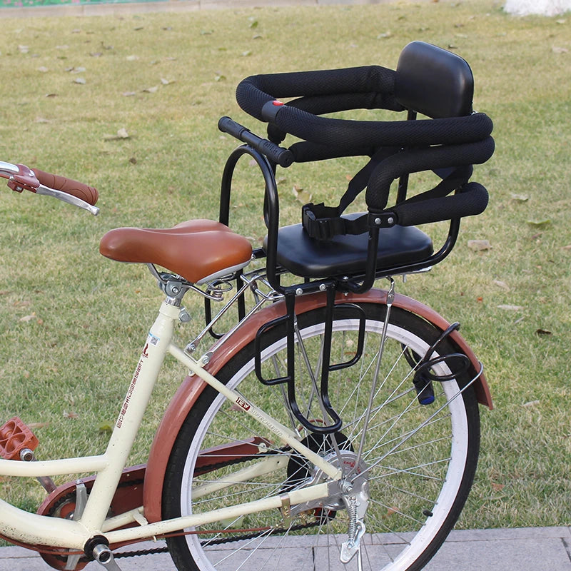Mountain bike child seat Electric car baby rear seat Rear baby child safety seat guardrail