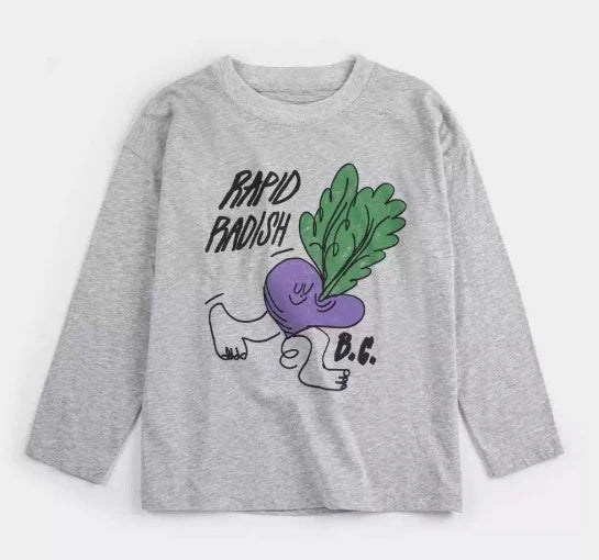 Kids Clothes Girls 2026 New Spring BC Boys Sweatshirts Cute Print Pullover Long Sleeve T Shirts Cartoon Tops Children Outwear
