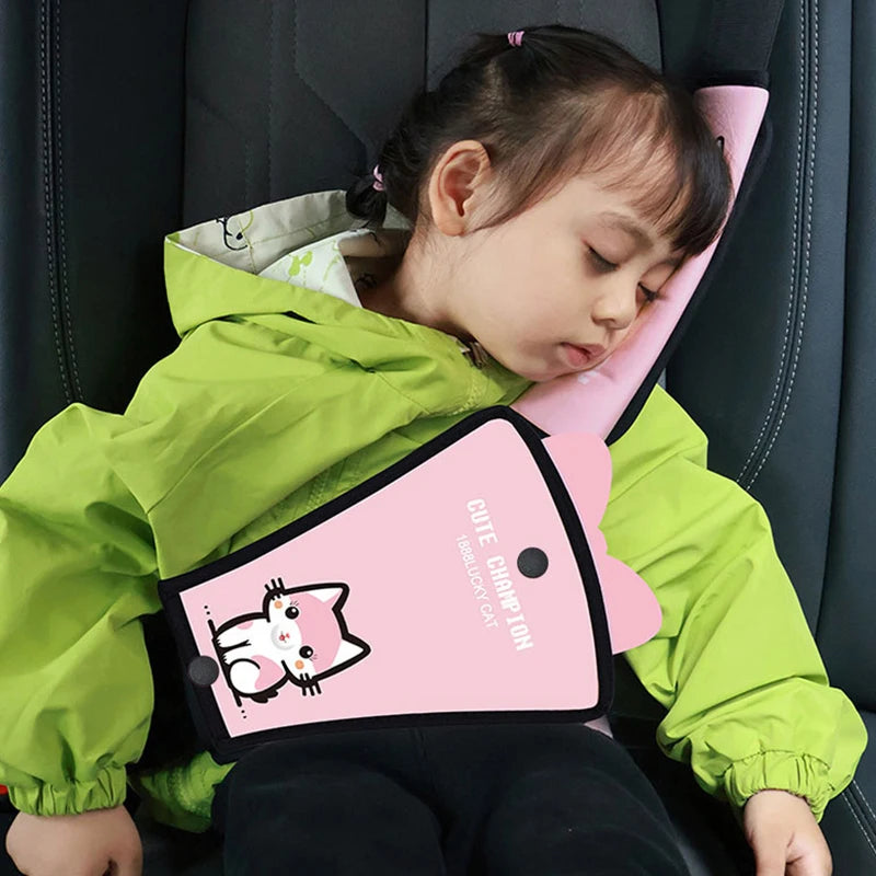 Universal Car Child Safety Belt, Seat Shoulder Guard, Anchor, Safety Belt Protection Cover, Anti Pinch Neck Limiter, Belly Guard