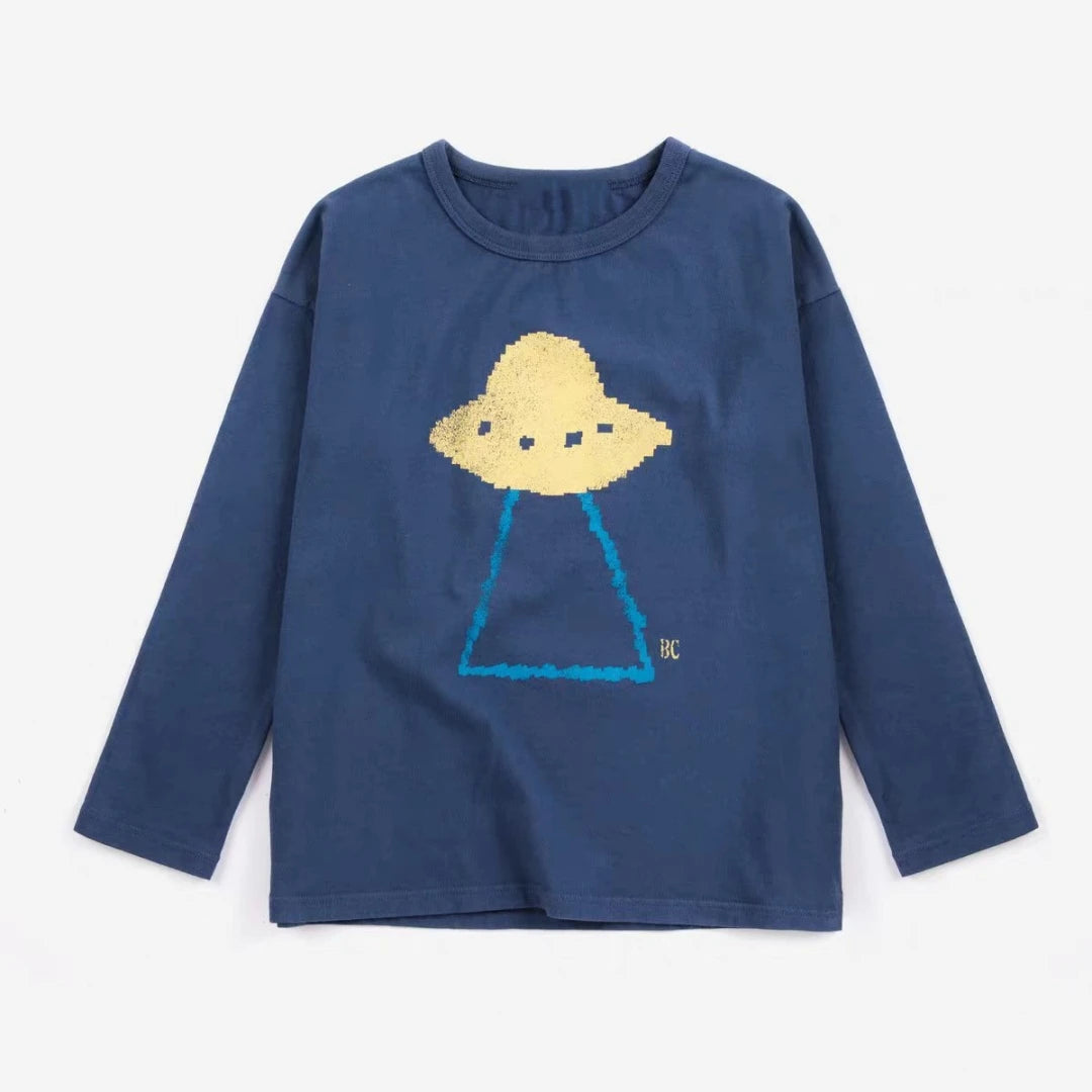 Kids Clothes New Autumn 2026 BC Brand Cute Printed Boys Girls T-shirts + Pants Children Outwear Kids Sweatshirt Cotton Tops