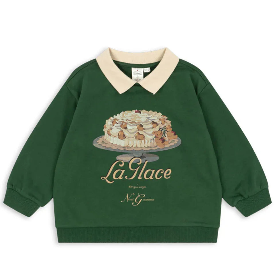 Kids Clothes KS 2026 New Autumn Boys T Shirts + Pants Cartoon Girl Sweatshirt Green Tees Causal Pullover Hoodies Children Suit