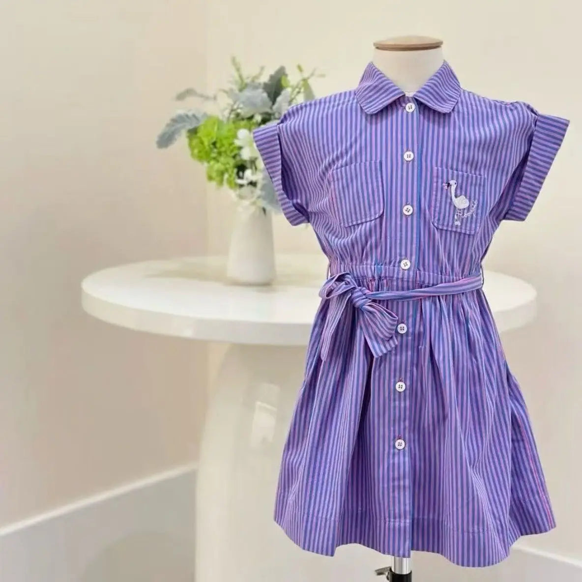 Kids Clothes BP New Summer Baby Girl Outfit Set Boys T Shirts Toddler Girls Dress Printed Skirts Children Casual Blouse Tops