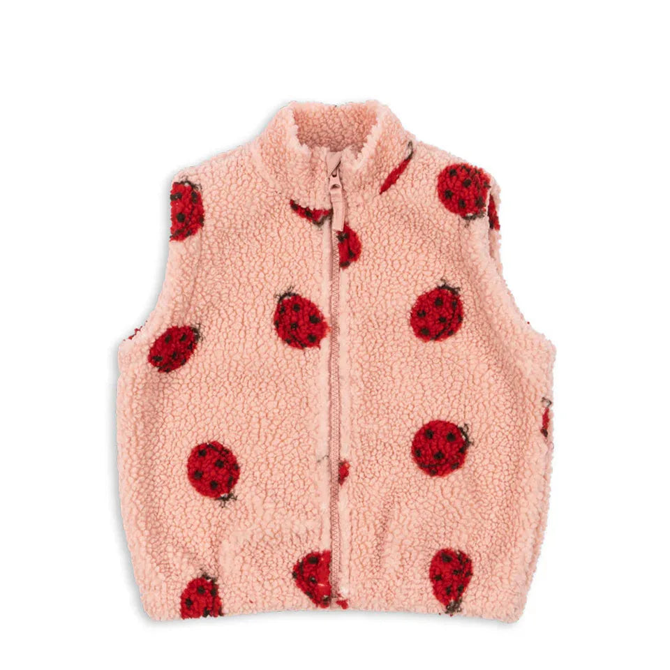 2026 KS Winter Baby Boys Lambswool Cherry Jackets Autumn Kids Clothes Girls Cartoon Outerwear Warm Jackets Children's Coats 1-9Y