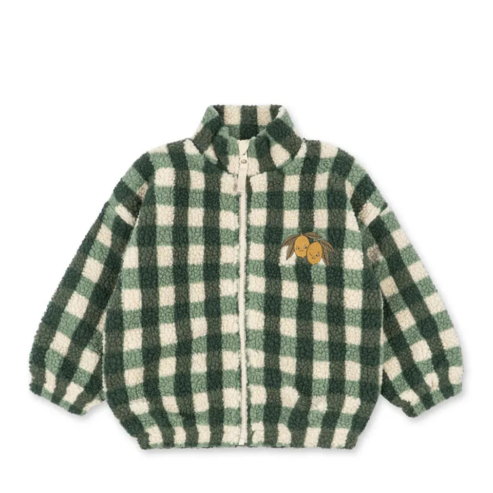 2026 KS Winter Baby Boys Lambswool Cherry Jackets Autumn Kids Clothes Girls Cartoon Outerwear Warm Jackets Children's Coats 1-9Y