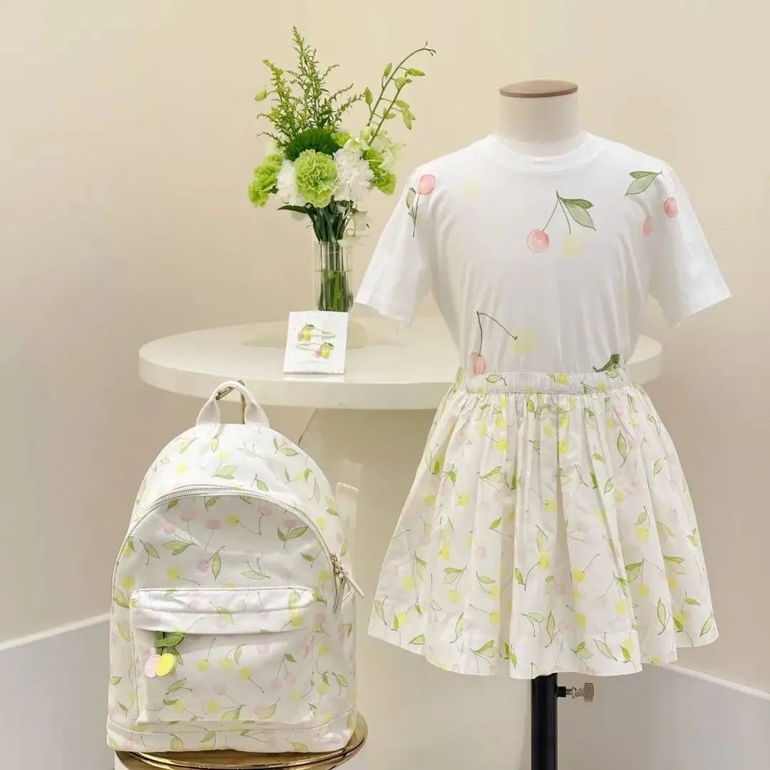 Kids Clothes BP New Summer Baby Girl Outfit Set Boys T Shirts Toddler Girls Dress Printed Skirts Children Casual Blouse Tops