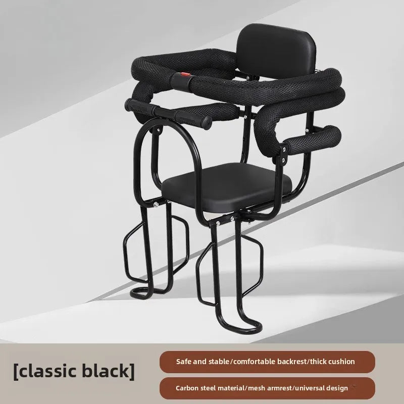 Mountain bike child seat Electric car baby rear seat Rear baby child safety seat guardrail