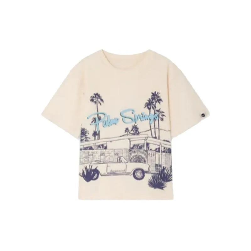 Kids Clothes BP New Summer Baby Girl Outfit Set Boys T Shirts Toddler Girls Dress Printed Skirts Children Casual Blouse Tops