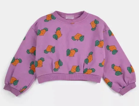 Kids Clothes Girls 2026 New Spring BC Boys Sweatshirts Cute Print Pullover Long Sleeve T Shirts Cartoon Tops Children Outwear