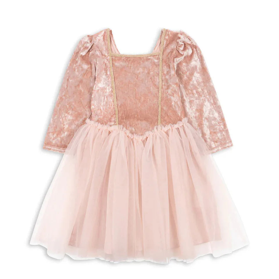 2026 Spring KS Baby Girls Princess Dresses Kids Clothes Girls Bowknot Mesh Sequins Dresses New Children's Skirts Party Vestidos