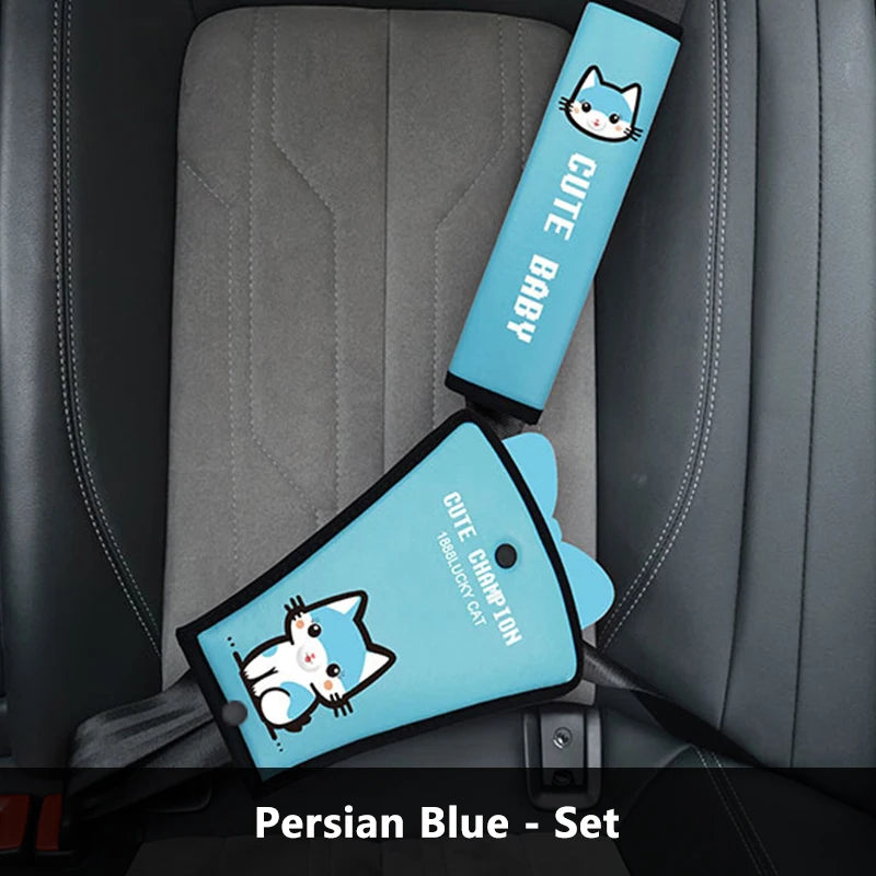 Universal Car Child Safety Belt, Seat Shoulder Guard, Anchor, Safety Belt Protection Cover, Anti Pinch Neck Limiter, Belly Guard